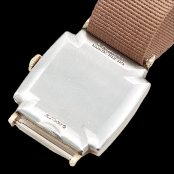 Vintage Hamilton Gary Men's Mechanical Wristwatch 686 Swiss Steel & 10k RGP - Picture 3 of 5